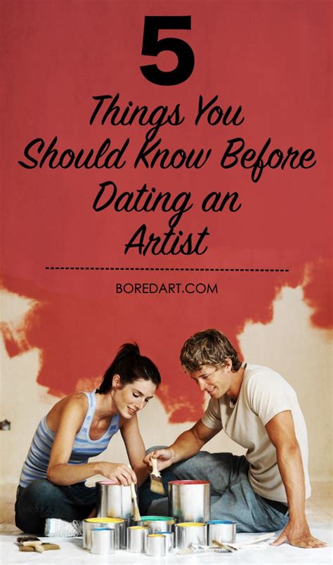 tips for dating an artist